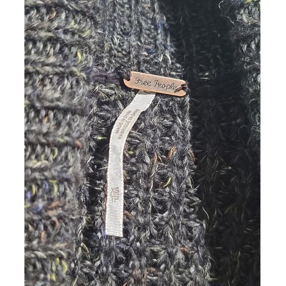 Free People Women's Dylan Tweedy Square Knit Turtleneck Sweater - Picture 5 of 5